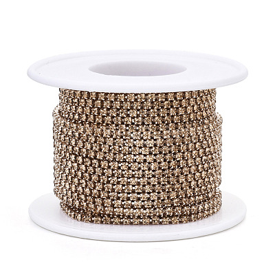 Electrophoresis Iron Rhinestone Strass Chains CHC-Q009-SS6.5-B18-1