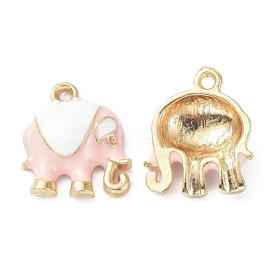 Elephant Alloy Enamel Pendants LS-ENAM-B045-01LG-01-1