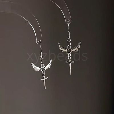 Alloy Dangle Earrings for Women WG824B9-01-1