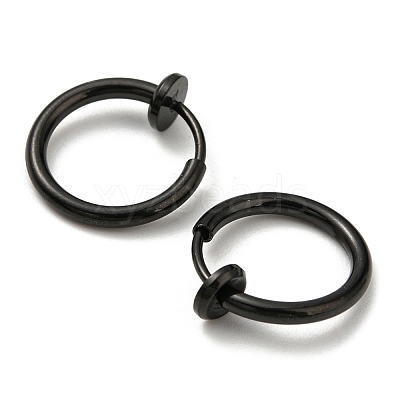 304 Stainless Steel Clip-on Earrings EJEW-P232-01EB-1