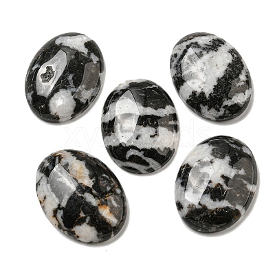 Natural Zebra Jasper Cabochons G-C115-01B-39-1