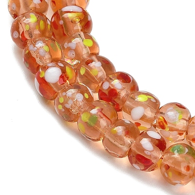 Handmade Lampwork Beads Strands LAMP-H071-01A-05-1