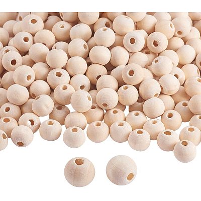 Unfinished Wood Beads WOOD-PH0008-19-1