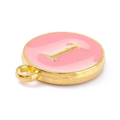 Golden Plated Alloy Enamel Charms X-ENAM-Q437-14I-1