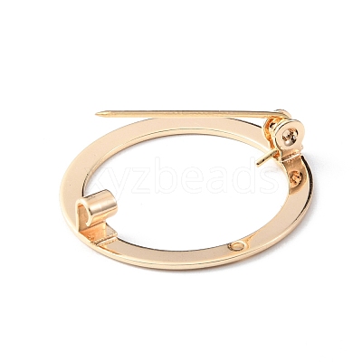 Brass Brooch Base Settings KK-WH0044-112-1