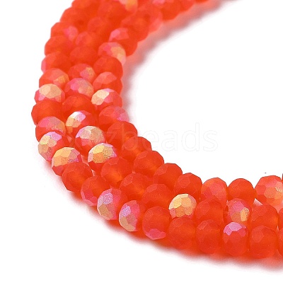 Transparent Glass Beads Strands EGLA-A034-T4mm-MB25-1