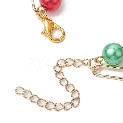 Christmas Double Layer Multi-strand Bracelets BJEW-JB101004-1