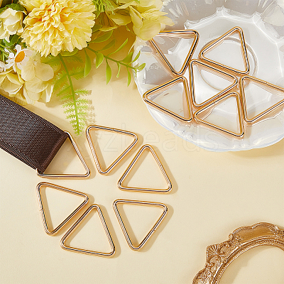 12Pcs Triangle Iron Linking Rings IFIN-CP0002-96LG-1