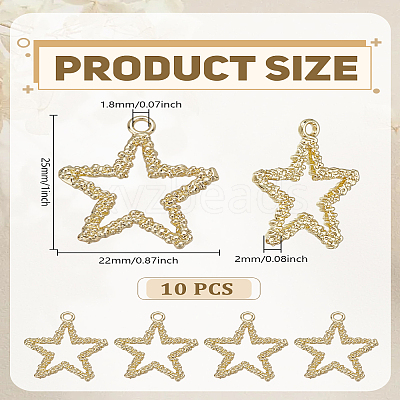 10Pcs Alloy Pendants FIND-LP0005-46-1