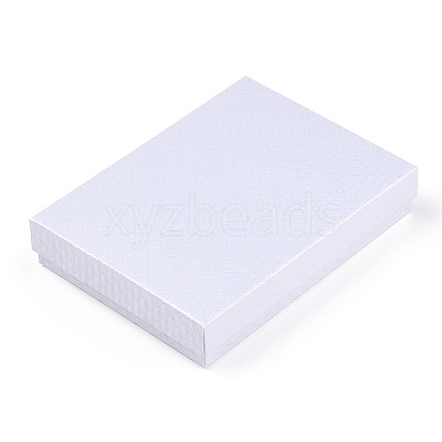 Rhombus Textured Cardboard Jewelry Boxes CBOX-T006-01F-1