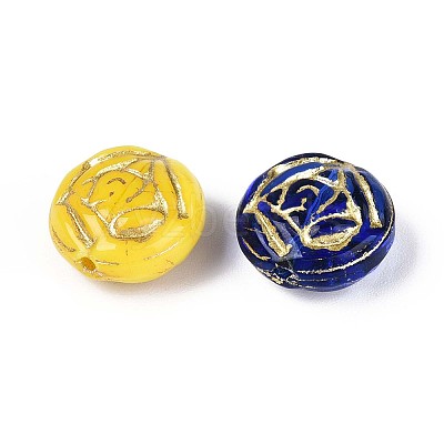 Opaque Glass Beads LAMP-T021-43M-1