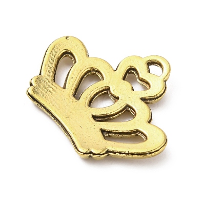 Tibetan Style Alloy Pendant Rhinestone Settings for Enamel FIND-WH0126-174AG-1