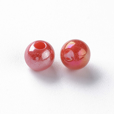 Opaque Acrylic Beads MACR-S370-D6mm-A14-1