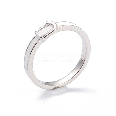 Brass Enamel Finger Rings RJEW-J074-04P-A-1