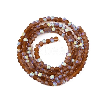 Transparent Glass Beads Strands EGLA-A044-T1mm-MB02-1