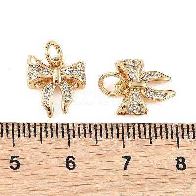 SHEGRACE Brass Micro Pave Clear Cubic Zirconia Charms XGRQ4N070-736G-1