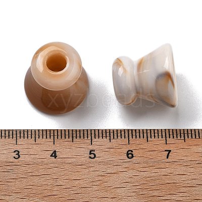 Two Tone Acrylic Beads OACR-S042-04F-1