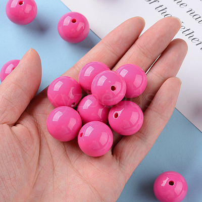 Opaque Acrylic Beads X-MACR-S370-C20mm-A13-1