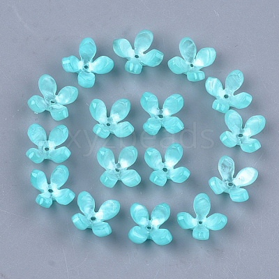 Cellulose Acetate(Resin) Bead Caps KK-S161-05F-1