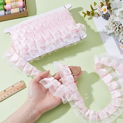 7.5 Yards Double Polyester Lace Trim for Sewing Decoration OCOR-HY0001-51B-1