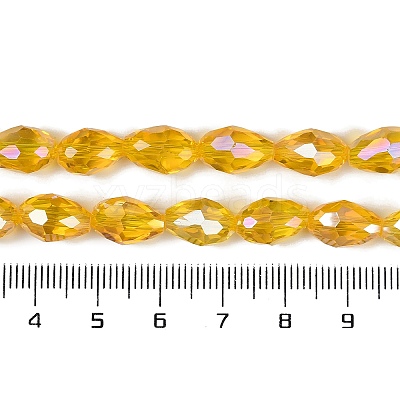 Transparent Electroplate Glass Beads Strands LS-EGLA-N013-T4mm-B04-1