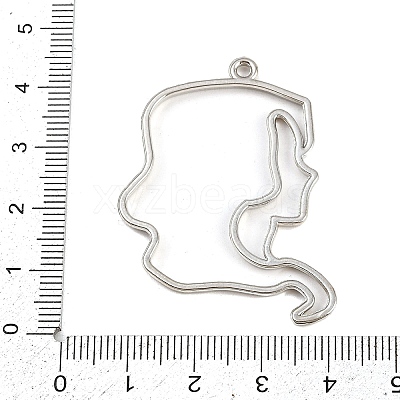 Zinc Alloy Open Back Bezel Pendants PALLOY-D580-05P-E-1