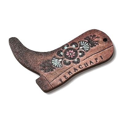 Printed Wood Pendants FIND-K017-03D-1