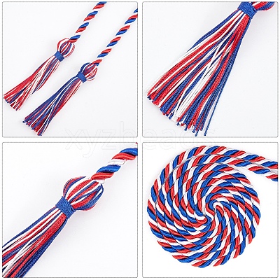 Polyester Graduation Honor Rope AJEW-NB0001-60-1