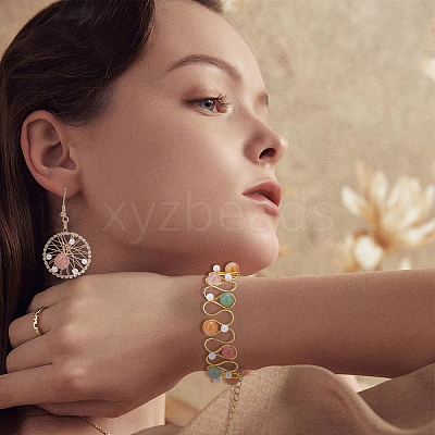 Natural & Synthetic Mixed Gemstone Beads G-AR0003-47-1