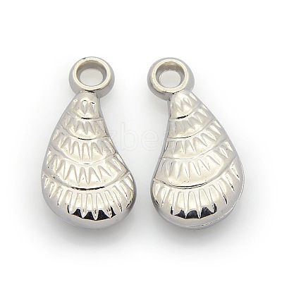 CCB Plastic Teardrop Pendants CCB-J030-13P-1