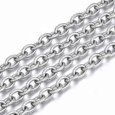 Tarnish Resistant 304 Stainless Steel Link Chains CHS-T003-20P-NF-1