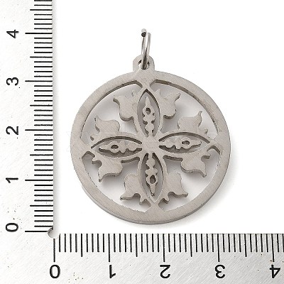 Non-Tarnish 304 Stainless Steel Pendants STAS-C086-05K-P-1