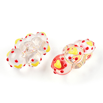 Transparent Acrylic Beads ACRC-T012-01-E01-1