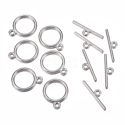 Tibetan Style Toggle Clasps LS-TIBE-A12208-P-NR-1