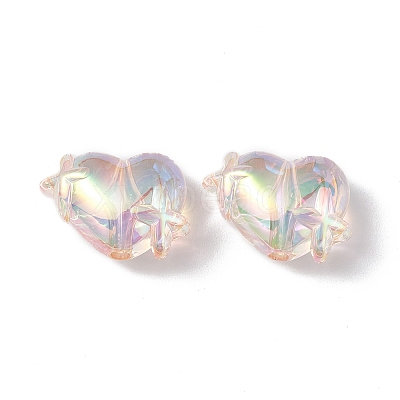 Transparent Acrylic Beads X-OACR-B005-01B-1