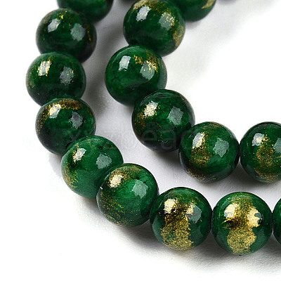 Natural Mashan Jade Beads Strands G-A255-A01-04K-1