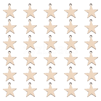 Brass Charms KK-BC0004-37AB-1