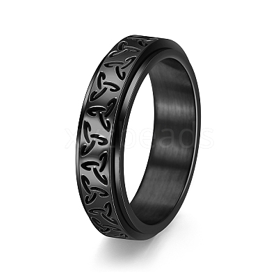 Rotatable Stainless Steel Finger Ring PW-WGB0425-29-1