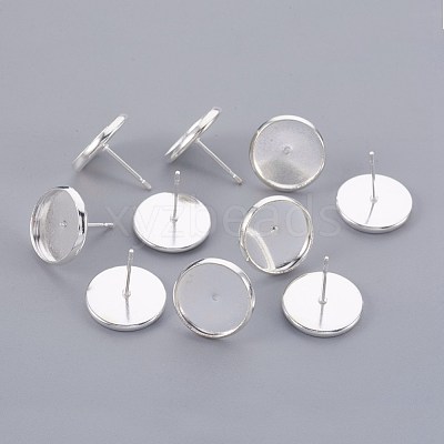 304 Stainless Steel Stud Earring Findings STAS-F188-01P-D-1