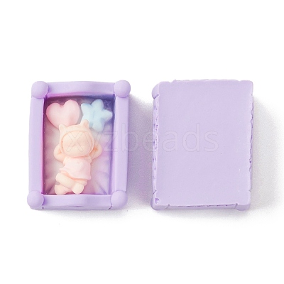 Opaque Resin Cabochons RESI-Z001-13B-1