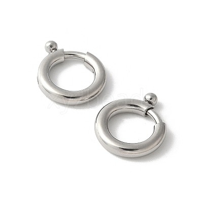 316 Surgical Stainless Steel Spring Gate Rings STAS-H234-06P-01-1