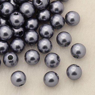 Imitation Pearl Acrylic Beads PL612-09-1