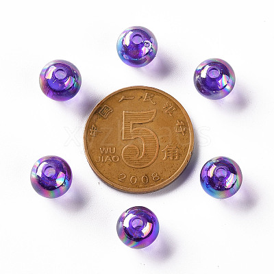 Transparent Acrylic Beads LS-MACR-S370-B8mm-747-1