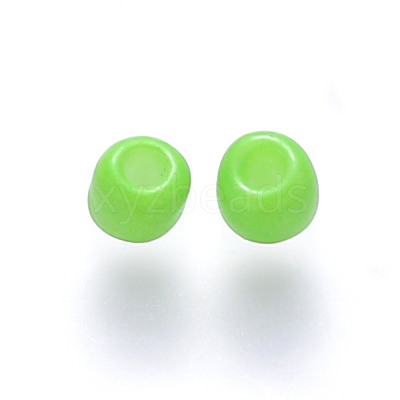 8/0 Baking Paint Glass Round Seed Beads SEED-S036-01B-16-1