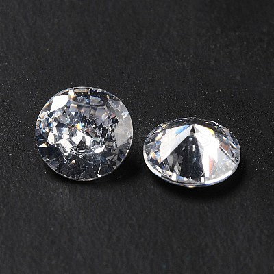 Cubic Zirconia Cabochons ZIRC-M002-7mm-007-1