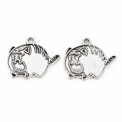 Tibetan Style Alloy Pendant Enamel Settings TIBEP-N010-023AS-RS-1