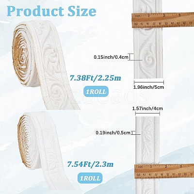 2Pcs 2 Styles Self-Adhesive Wall Stickers DIY-CP0012-21C-1