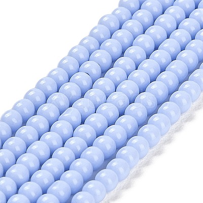 Imitation Jade Glass Beads Strands GLAA-K062-A01-04-1