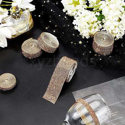 Glitter Glass Hotfix Rhinestone(Resin On The Back) DIY-WH0214-29-1