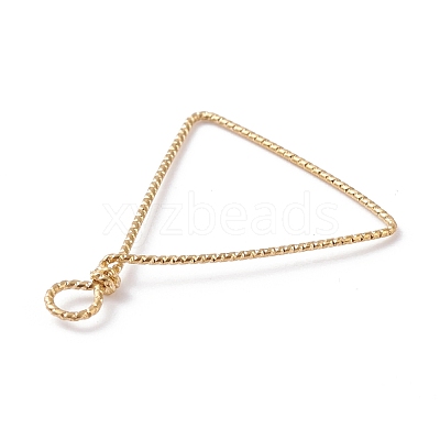 Copper Open Back Bezel Pendants PALLOY-JF01151-04-1